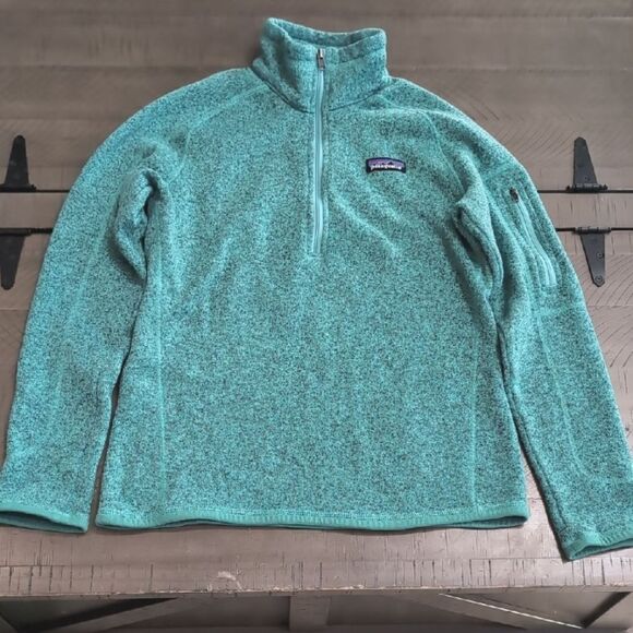 Patagonia Women's Teal Better Sweater Sz S - Picture 1 of 5